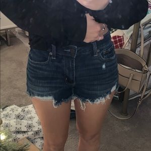 American eagle high rise festival Jean shorts